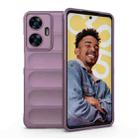 For Realme C55 4G Magic Shield TPU + Flannel Phone Case(Purple) - 1