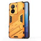 For vivo iQOO Z7 5G Punk Armor 2 in 1 PC + TPU Shockproof Phone Case with Invisible Holder(Orange) - 1