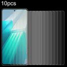 For vivo iQOO Neo8 10pcs 0.26mm 9H 2.5D Tempered Glass Film - 1