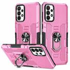 For Samsung Galaxy A23 5G / 4G Ring Holder Armor Hybrid Phone Case(Pink) - 1