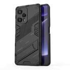 For Xiaomi Redmi Note 12 Turbo 5G Punk Armor 2 in 1 PC + TPU Phone Case(Black) - 1