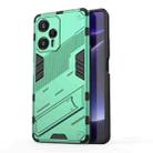 For Xiaomi Redmi Note 12 Turbo 5G Punk Armor 2 in 1 PC + TPU Phone Case(Green) - 1