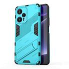 For Xiaomi Redmi Note 12 Turbo 5G Punk Armor 2 in 1 PC + TPU Phone Case(Blue) - 1