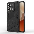 For Xiaomi Redmi Note 13 Punk Armor 2 in 1 PC + TPU Phone Case(Black) - 1