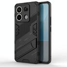 For Xiaomi Redmi Note 13 Pro+ Punk Armor 2 in 1 PC + TPU Phone Case(Black) - 1