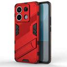 For Xiaomi Redmi Note 13 Pro+ Punk Armor 2 in 1 PC + TPU Phone Case(Red) - 1