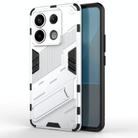 For Xiaomi Redmi Note 13 Pro+ Punk Armor 2 in 1 PC + TPU Phone Case(White) - 1