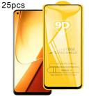 For Realme Narzo 60 25pcs 9D Full Glue Full Screen Tempered Glass Film - 1