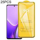 For Realme V50 25pcs 9D Full Glue Full Screen Tempered Glass Film - 1