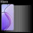 For Realme 12 50pcs 0.26mm 9H 2.5D Tempered Glass Film - 1