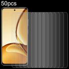 For Realme P3x / Narzo 80x 50pcs 0.26mm 9H 2.5D Tempered Glass Film - 1
