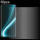 For Realme Narzo 80 Pro 50pcs 0.26mm 9H 2.5D Tempered Glass Film - 1