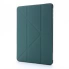 For iPad Mini 4 Airbag Deformation Horizontal Flip Leather Case with Holder(Dark Green) - 2