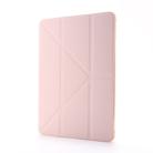 For iPad Mini 4 Airbag Deformation Horizontal Flip Leather Case with Holder (Pink) - 2