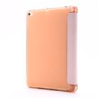 For iPad Mini 4 Airbag Deformation Horizontal Flip Leather Case with Holder (Pink) - 3