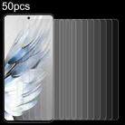 For ZTE nubia Z50S Pro 50pcs 0.26mm 9H 2.5D Tempered Glass Film - 1