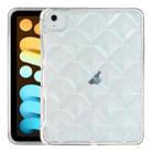 Diamond Texture TPU Airbag Tablet Case For iPad mini 6(Transparent) - 1