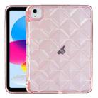 Diamond Texture TPU Airbag Tablet Case For iPad 10th Gen 10.9 2022(Pink) - 1