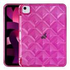 Diamond Texture TPU Airbag Tablet Case For iPad Pro 11 2022 / 2021 / 2020(Rose Red) - 1