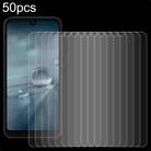 For Sharp  Aquos wish2 50pcs 0.26mm 9H 2.5D Tempered Glass Film - 1