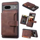 For Google Pixel 8 Skin Feel Dream RFID Anti-theft PU Card Bag Phone Case(Coffee) - 1