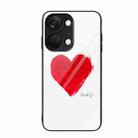 For OnePlus Ace 2V Colorful Painted Glass Phone Case(Love) - 1