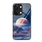For OnePlus Ace 2V Colorful Painted Glass Phone Case(Moon Hill) - 1