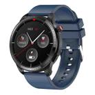 T52 1.39 inch IP67 Waterproof Silicone Band Smart Watch Supports Bluetooth Call / Blood Oxygen / Body Temperature Monitoring(Blue) - 1