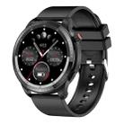 T52 1.39 inch IP67 Waterproof Silicone Band Smart Watch Supports Bluetooth Call / Blood Oxygen / Body Temperature Monitoring(Black) - 1