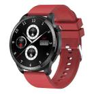 T52 1.39 inch IP67 Waterproof Silicone Band Smart Watch Supports Bluetooth Call / Blood Oxygen / Body Temperature Monitoring(Red) - 1