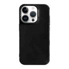 For iPhone 14 Pro Max Shockproof Solid Color TPU Phone Case(Black) - 1