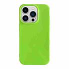 For iPhone 13 Pro Shockproof Solid Color TPU Phone Case(Fluorescent Green) - 1