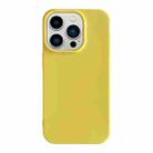 For iPhone 13 Pro Shockproof Solid Color TPU Phone Case(Yellow) - 1