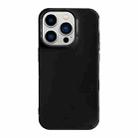 For iPhone 13 Pro Max Shockproof Solid Color TPU Phone Case(Black) - 1