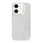 For iPhone 11 Shockproof Solid Color TPU Phone Case(White) - 1