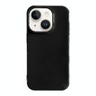 For iPhone 15 Plus Shockproof Solid Color TPU Phone Case(Black) - 1