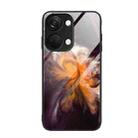 For OnePlus Ace 2V Marble Pattern Glass Protective Phone Case(Typhoon) - 1