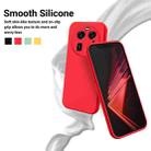 For OPPO Find X6 Pure Color Liquid Silicone Shockproof Phone Case(Red) - 3