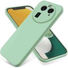 For OPPO Find X6 Pure Color Liquid Silicone Shockproof Phone Case(Green) - 1