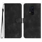 For OnePlus 8 Pro Heart Pattern Skin Feel Leather Phone Case(Black) - 1