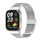 For Redmi Watch 3 Mijobs Milan Buckle Metal Watch Band(Silver) - 1