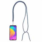 Universal Mixed Color Mobile Phone Lanyard(Blue Black) - 1