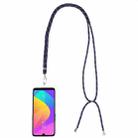 Universal Mixed Color Mobile Phone Lanyard(Blue Red) - 1