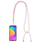 Universal Mixed Color Mobile Phone Lanyard(Pink Black) - 1