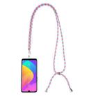 Universal Mixed Color Mobile Phone Lanyard (Pink Blue) - 1