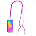 Universal Mixed Color Mobile Phone Lanyard(Rose Purple) - 1