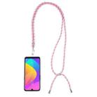 Universal Mixed Color Mobile Phone Lanyard(White Purple) - 1