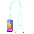Universal Solid Color Mobile Phone Lanyard(Mint Green) - 1