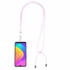 Universal Solid Color Mobile Phone Lanyard(Light Pink) - 1