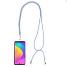 Universal Solid Color Mobile Phone Lanyard(Lavender) - 1